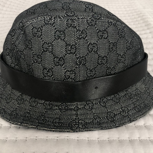 Gucci monogram denim bucket hat main image 5